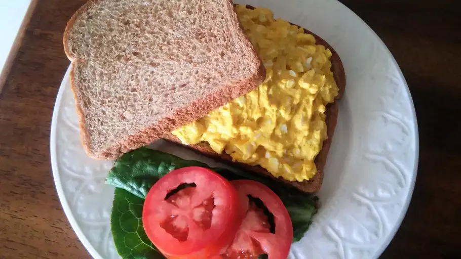 Curried Egg Sandwiches