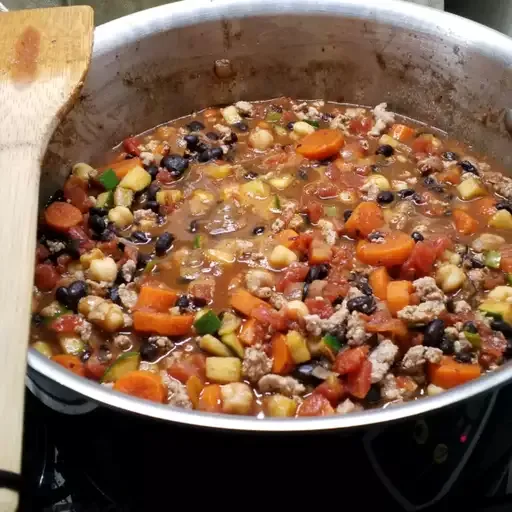 Black Bean and Chickpea Chili