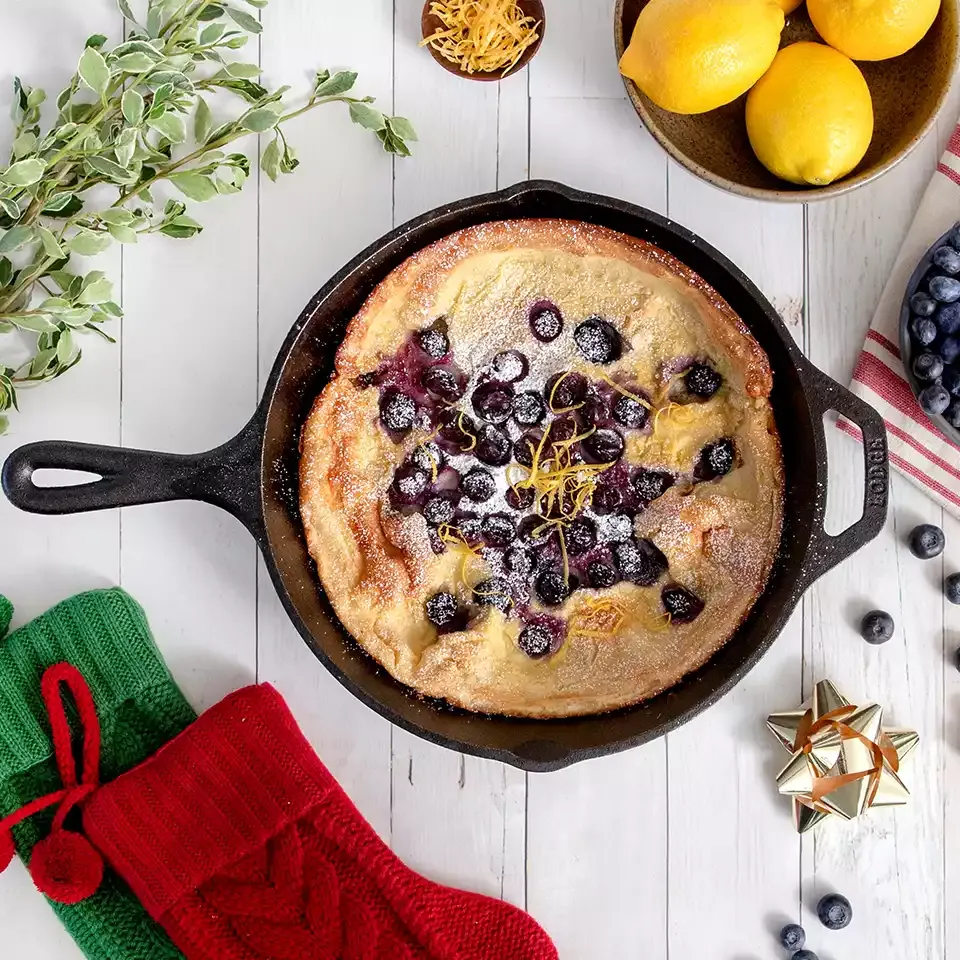 Blueberry-Lemon Dutch Baby