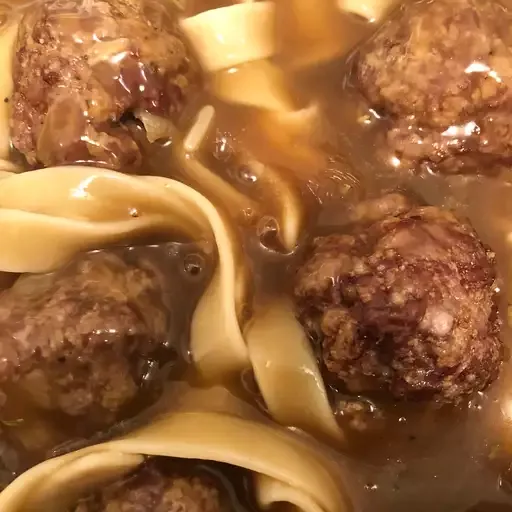 Healthier Swedish Meatballs