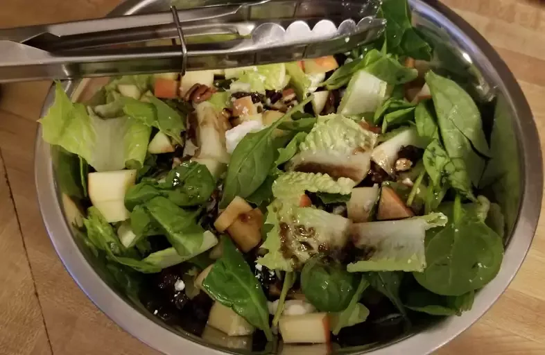 Cherry, Pear, and Pecan Salad