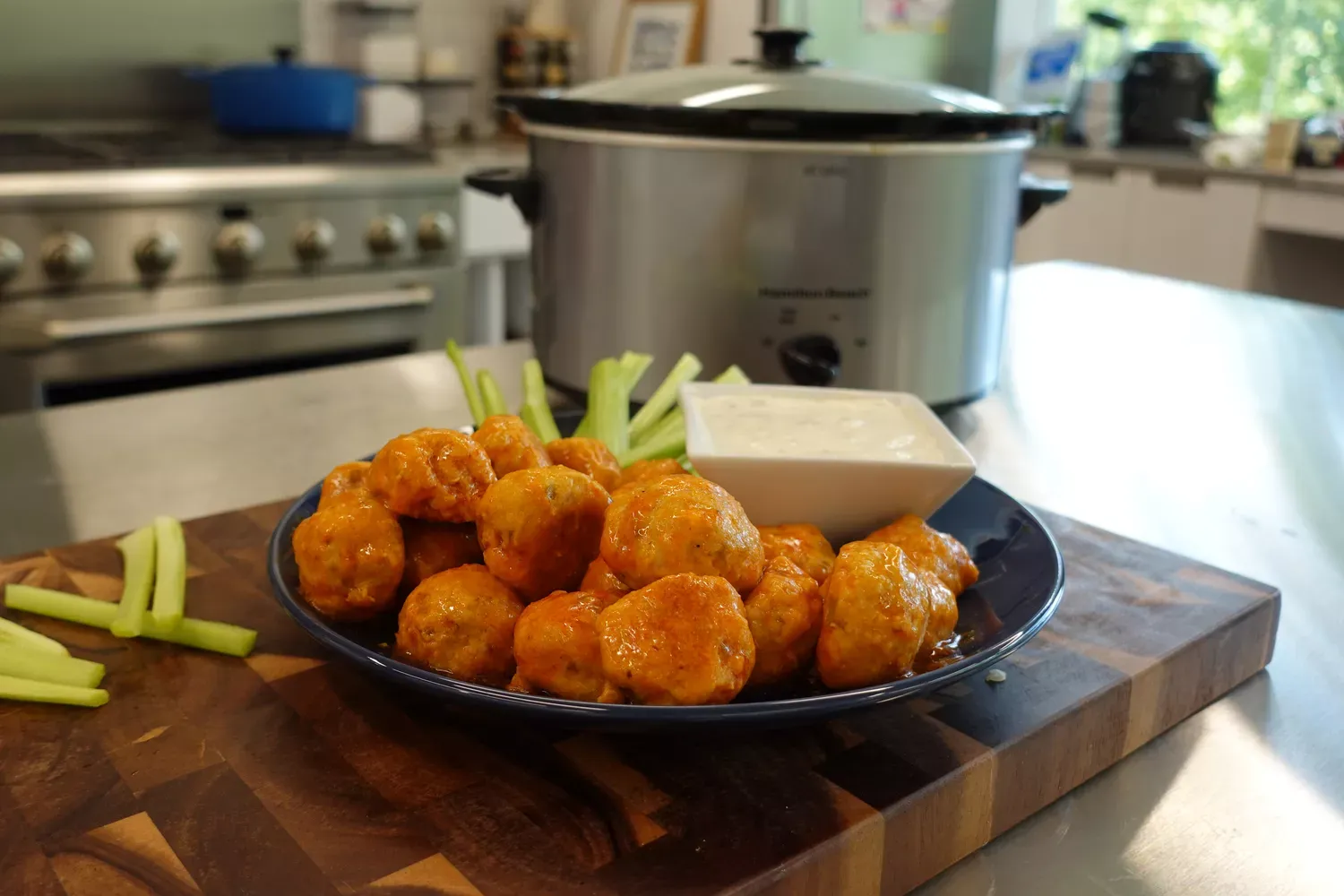 Easy Buffalo Chicken Meatballs