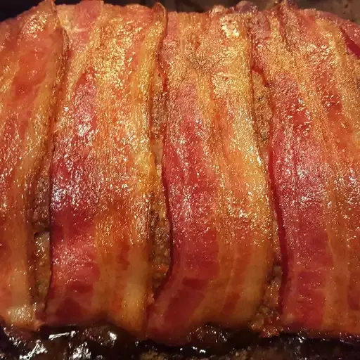 Bacon-Wrapped Buffalo Meatloaf