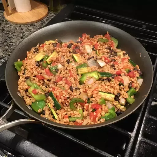 Vegetarian Farro Skillet