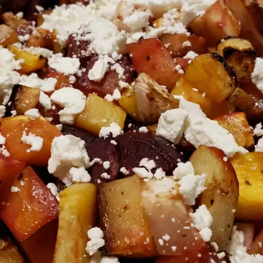 Roasted Autumn Root Vegetables