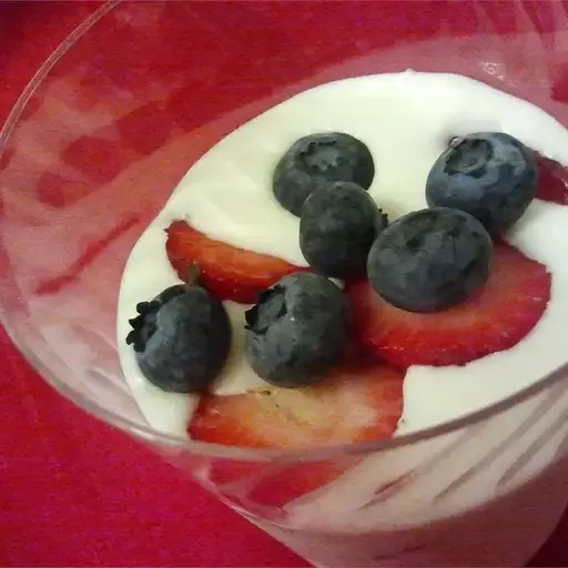 Swedish Cream with Summer Berries