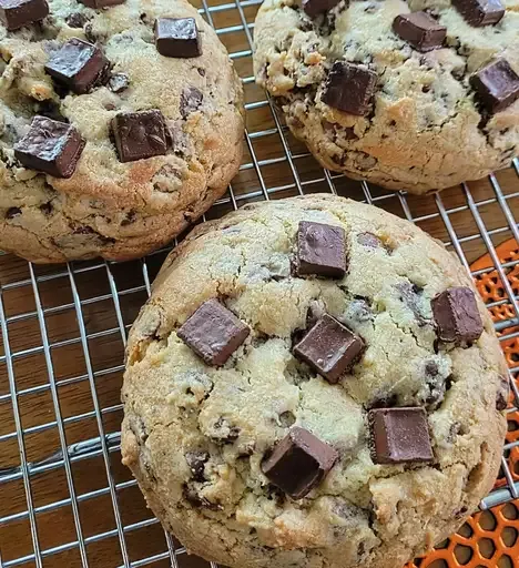 Triple Chocolate Chunk Cookies