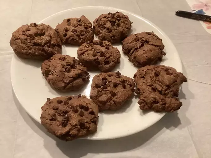 Chocolate Sugar Drop Cookies