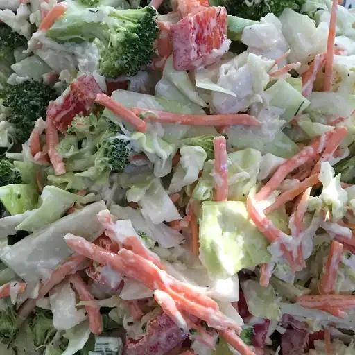 Seafood And Cabbage Salad