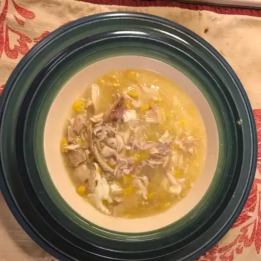 Velvety Chicken Corn Soup