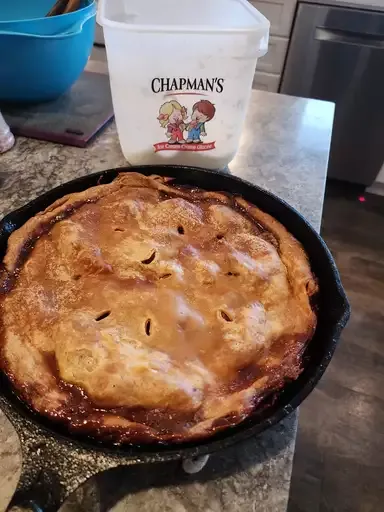 Grandma's Iron Skillet Apple Pie