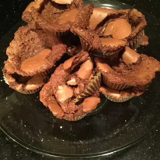 Dark Chocolate Souffle Cupcakes