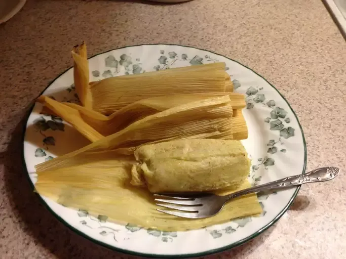 Green Chicken Tamales