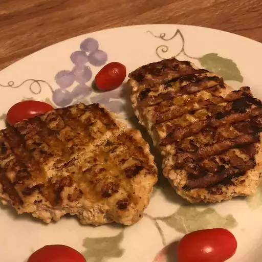 Greek Chicken Burgers with Feta