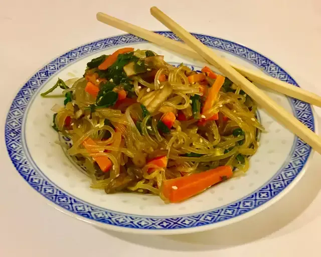 Korean Glass Noodles (Jap Chae)