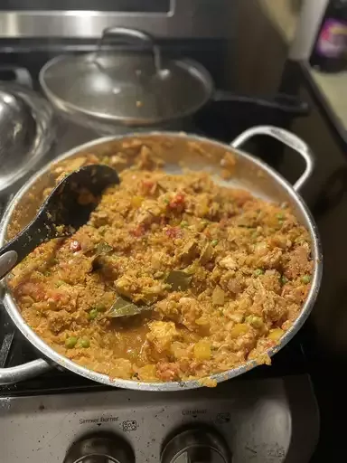 Mexican Paella with Cauliflower Rice