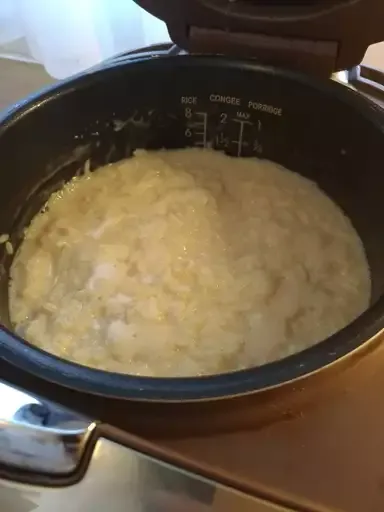 Rice Cooker Rice Pudding