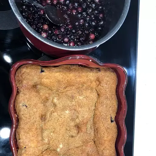 Blueberry Streusel Cobbler