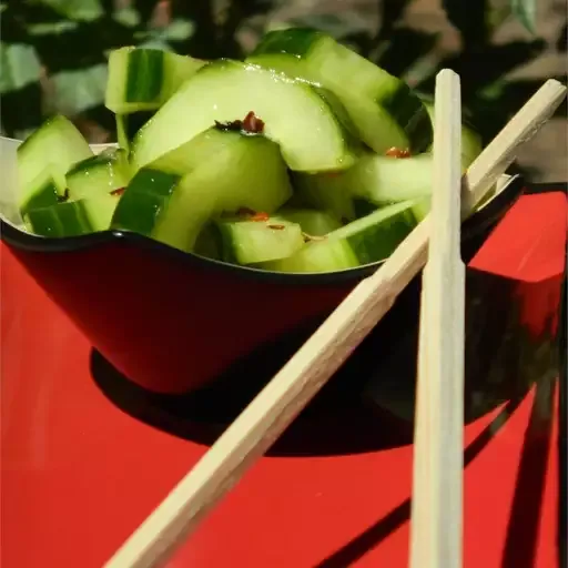 Spicy Asian-Style Cucumbers