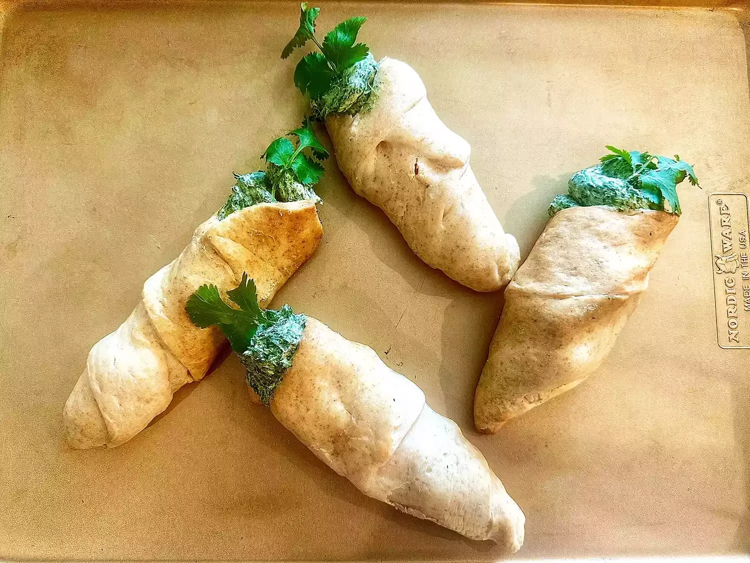 Stuffed Crescent Roll Carrots