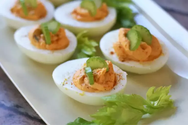 Buffalo Ranch Deviled Eggs