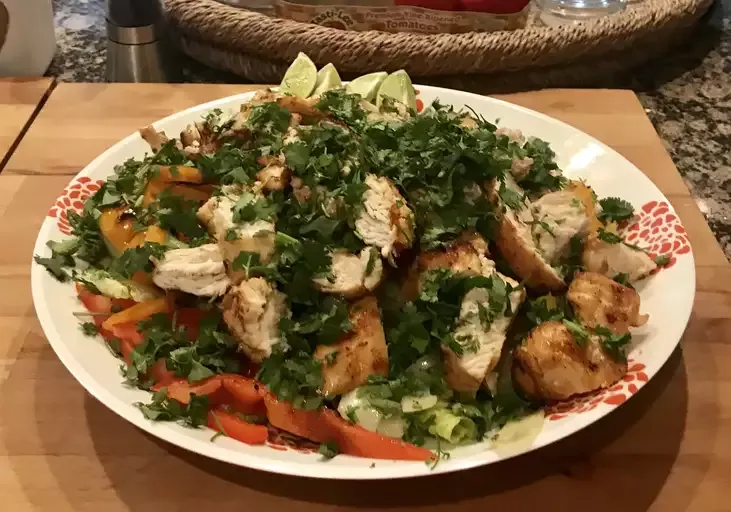 Grilled Chicken Fajita Salad