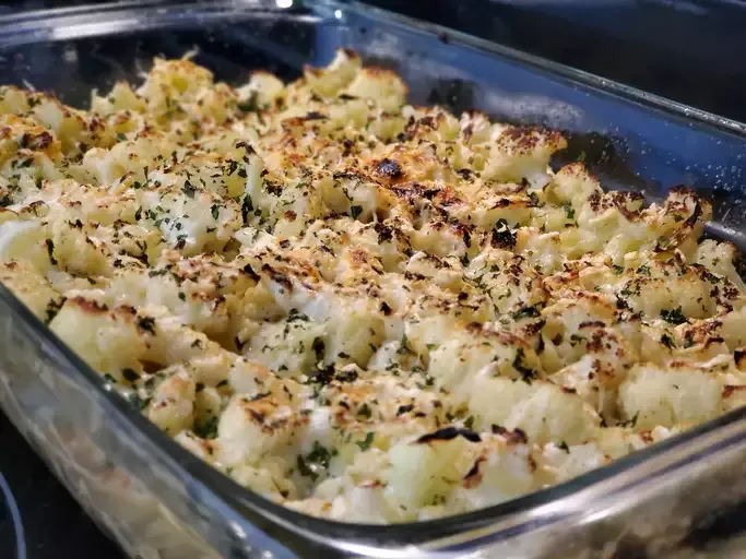 Roasted Garlic Cauliflower