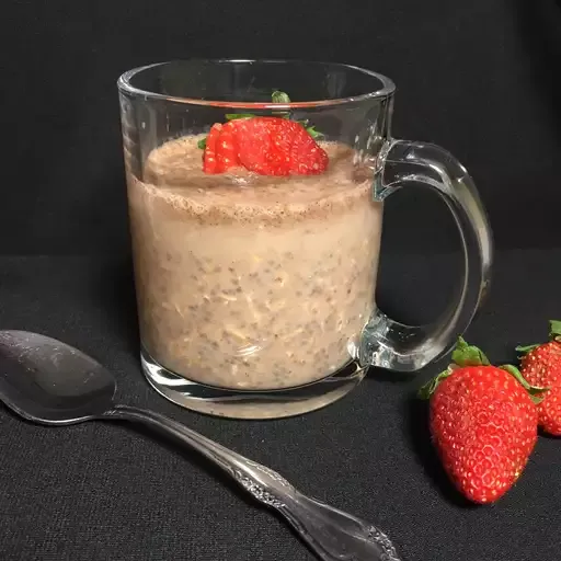 Almond Milk Overnight Chia Oats