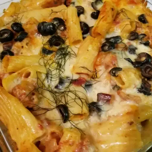 Baked Rigatoni with Italian Sausage and Fennel