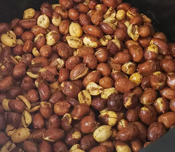 Air Fryer Spicy Roasted Peanuts