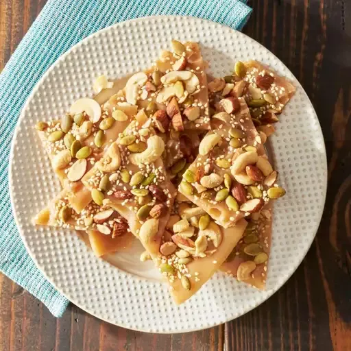 Salted Caramel Nut Brittle