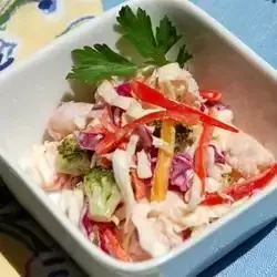 Seafood And Cabbage Salad