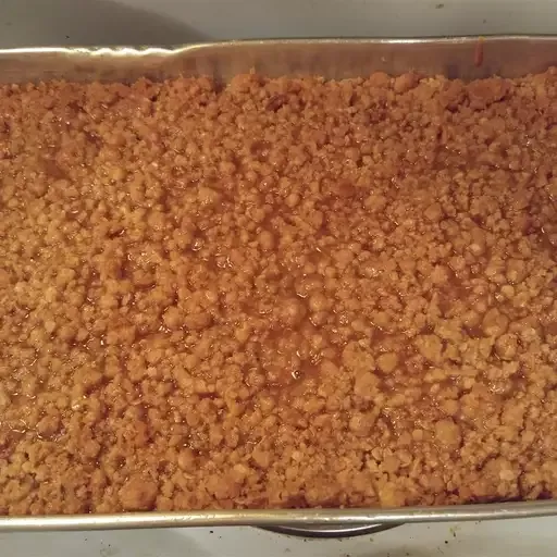 Caramel Apple Streusel Squares