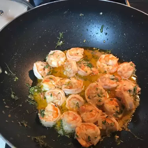 Pan-Fried Shrimp