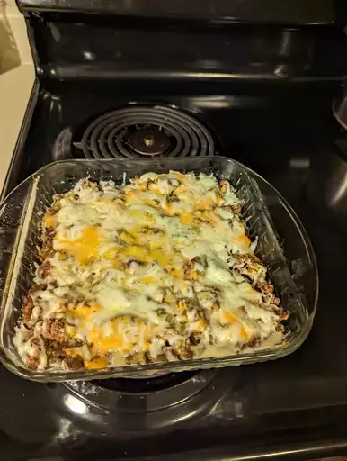 Keto Cheeseburger Casserole