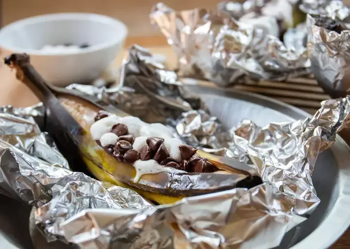 Campfire Banana Splits