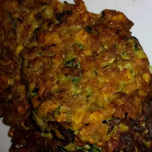 Curried Zucchini Corn Fritters