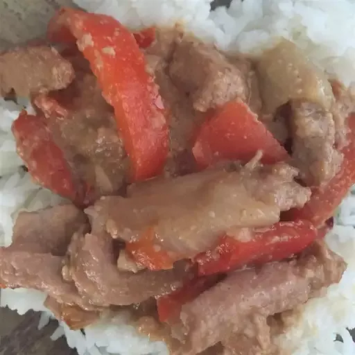 Slow Cooker Thai Pork with Peppers