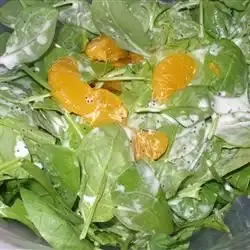 Spinach Salad with Poppy Seed Dressing