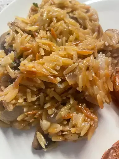 Mushroom Orzo