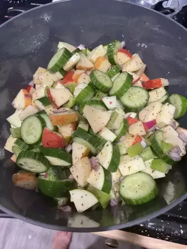 Apple and Zucchini Salad