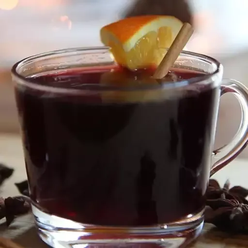 Hot Spiced Christmas Wine