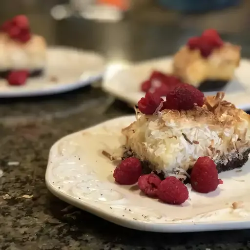 Coconut Cheesecake Bars