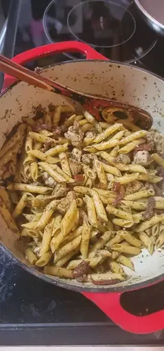 Pesto Pasta with Chicken