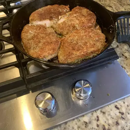 Parmesan Sage Pork Chops