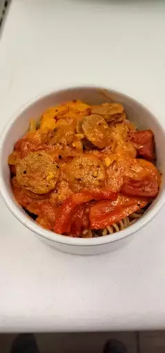 Sweet and Spicy Sausage and Pepper Pasta