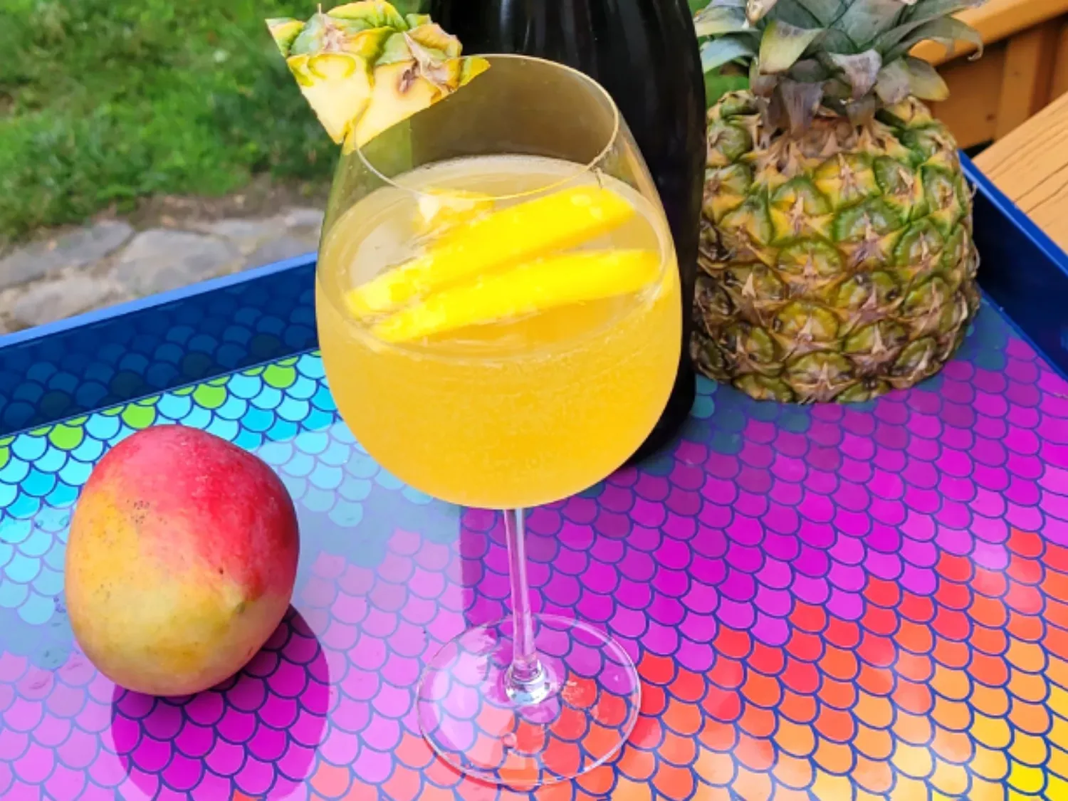 Sparkling Mango Pineapple Sangria