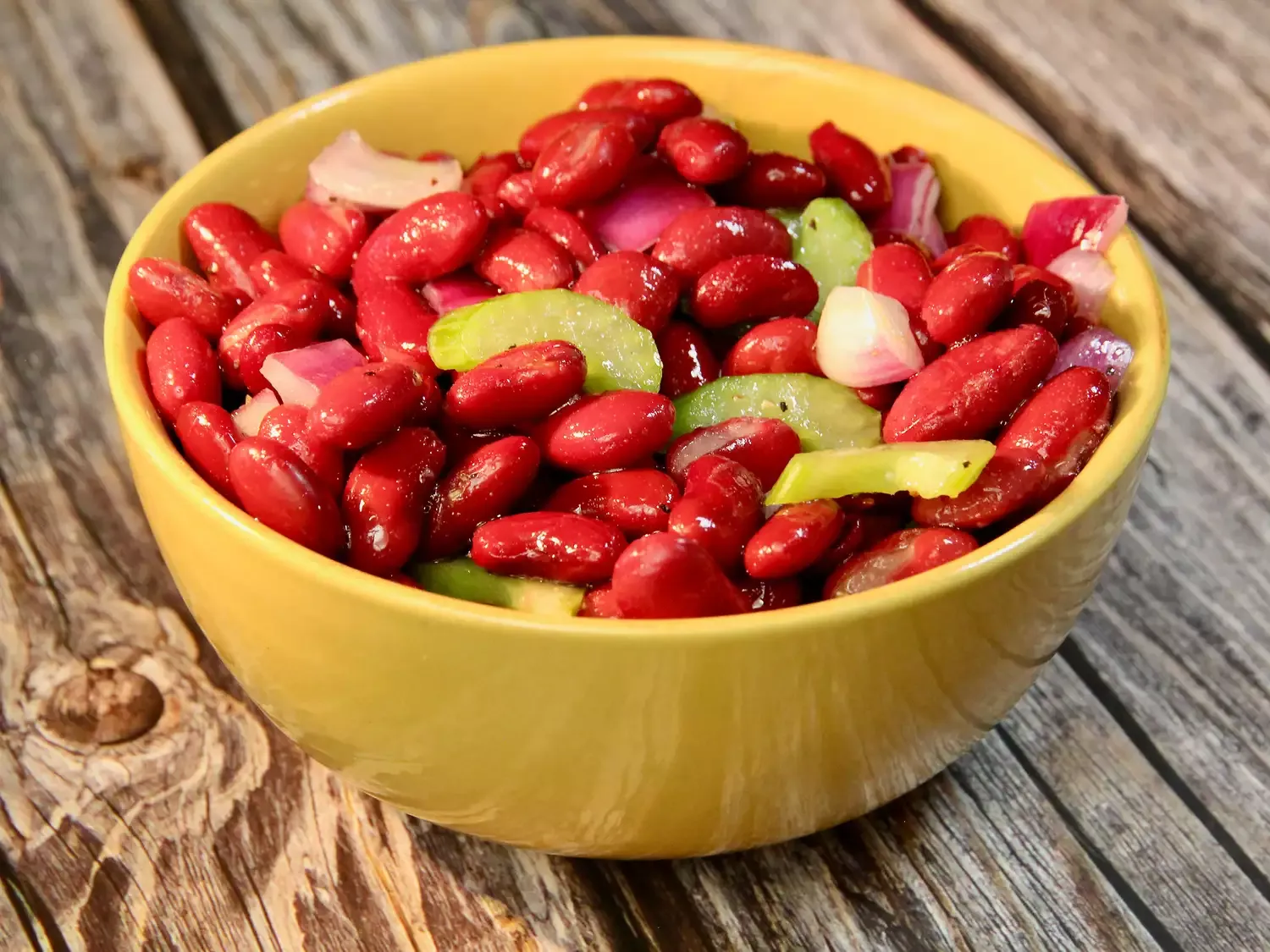 Sweet and Sour Kidney Bean Salad