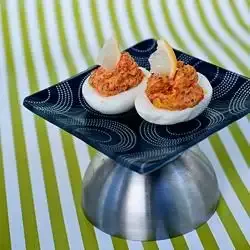 Smoked Salmon Deviled Eggs