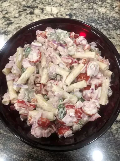 Awesome Ham Pasta Salad